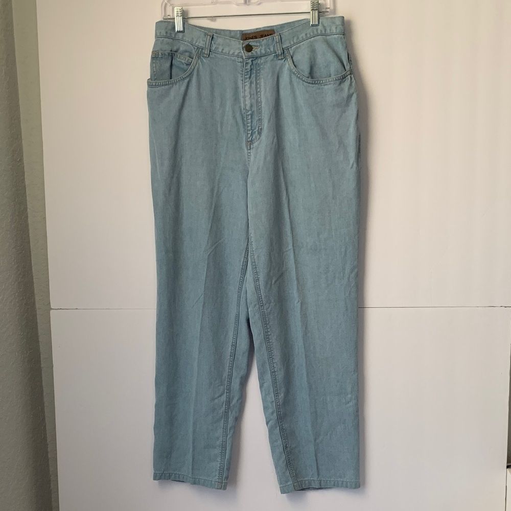 Jones Jeans Tencel Light Blue Women's Jeans Size 12